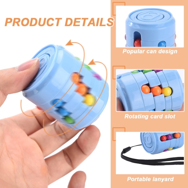 Pyörivä Magic Bean Cube Spinner Fidget Lelu, Pyörivä B