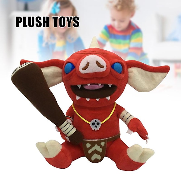 The Legend of Zelda Bokoblin Pehmolelu Pehmeä Täytetty Nukke Kotitoimiston Koriste 3D Tyyny
