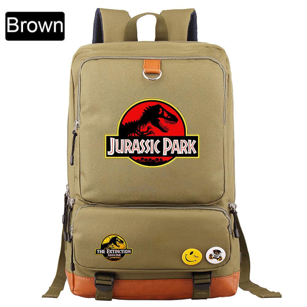 Modeäventyr Dinosaurie Jurassic Park World Pojke Tjejbok Skolväska Kvinnor Bagpack Tonåringar Skolväskor Studentryggsäck D33-22