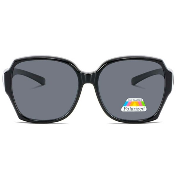 Solbriller Over Briller Suncovers Polariserede Sort(YD) black