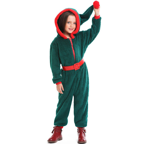 Coral Fleece forældre-barn julekostume Cosplay Børn Children L