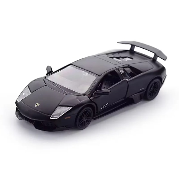 1:36 Painevalettu auto, valtuutetut mallit, tumman musta sarja, hienosti tehty keräilylelu, pienet miniautot, 12,5 cm taskulelu pojille 988M-AMG GTS
