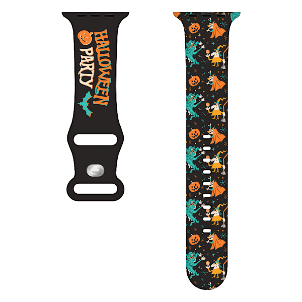 Halloween-kompatibel Apple Watch-band 38mm 40mm 41mm, mjuka silikon sportarmband ersättningsband (Halloween) 38/40/41mm