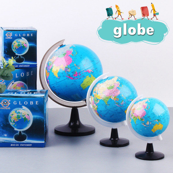 360-graders roterende studenterglobus Geografi Educational Childre Large