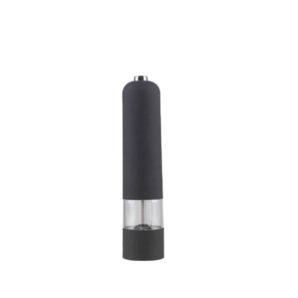 Elektrisk salt- og pepparkvarn Automatisk batteridrevet krydderkvarn One Touch Köksutstyr Svart