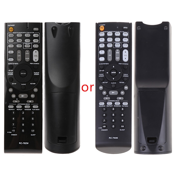 RC-762M Fjernkontroll Erstatning for Onkyo AV-mottaker HT-S3400 AVX-290 HT-R390 HT-R290 HT-R380 HT-R538