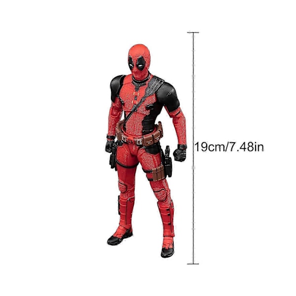 ZD Toys Deadpool & Wolverine Samlerfigurer i PVC med bevægelige led 1:10 skala