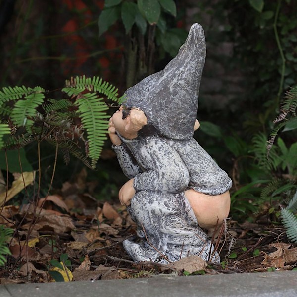 Busig Nisse Bajsande Miniatyrstaty Bajs Simulerande Figur Form Rolig Harts Rolig Liv