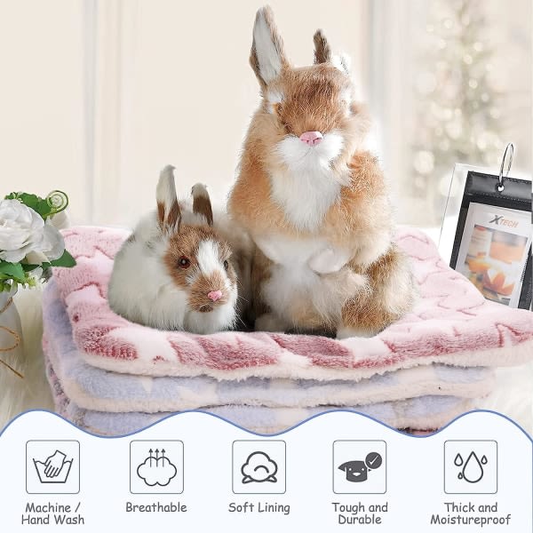 4-osainen hamsterin, marsun, lämpöinen sänkymatto Pehmeä plyysi hamsterin alusta matot Pienet eläimet Talviuni marsu orava siili hiiret