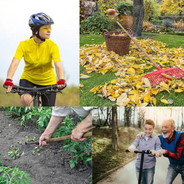 Polkupyörän ohjaustanko Ergonomiset kumipolkupyörän ohjaustangot MTB City Bike Maastopyörä 1 pari 120mm Musta