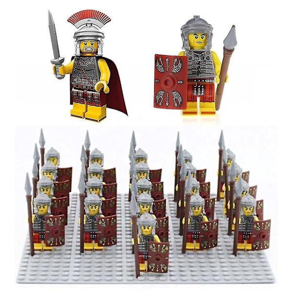 21 stk. romersk centurion soldat minifigurer hær legetøjssæt til børns samling [YD]