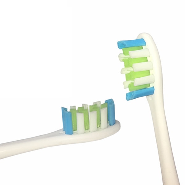 10 st utbyteshuvuden för elektriska tandborstar som är kompatibla Black