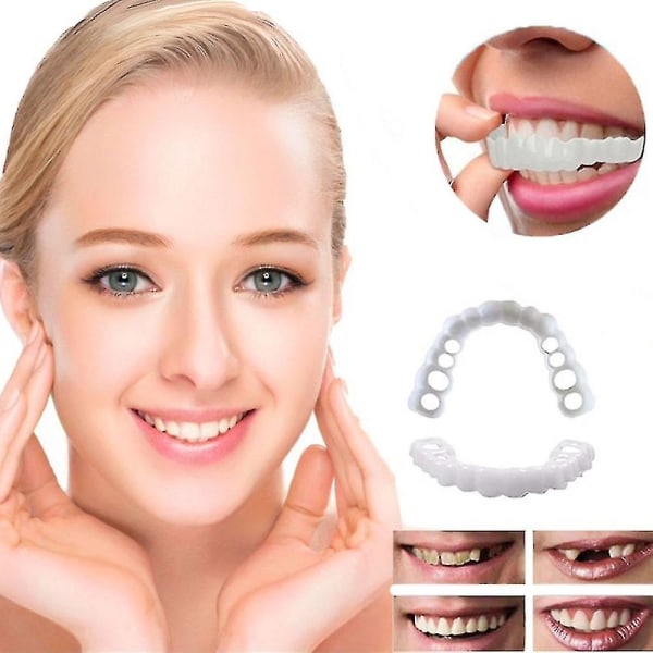 Falske tænder Tænder Øvre ortodontiske seler Bøjler Falske tænder Tandfiner-