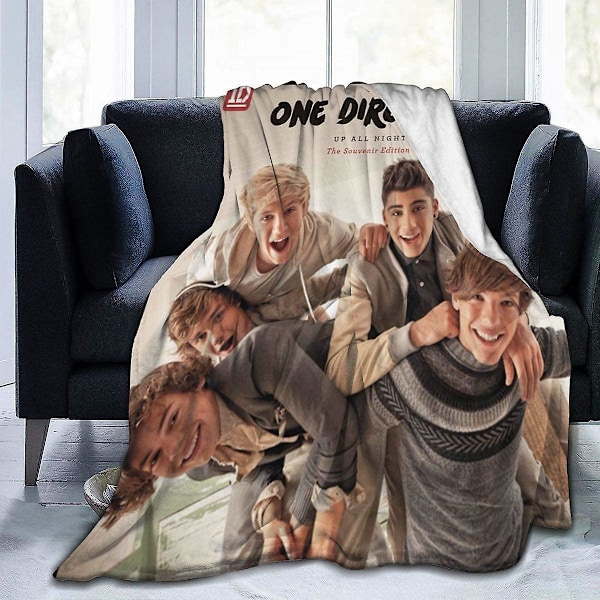 One Direction Vinter Ultramjuk Filt Mode Lätt Filt för Soffa och Säng - o18 50x40in 125x100cm