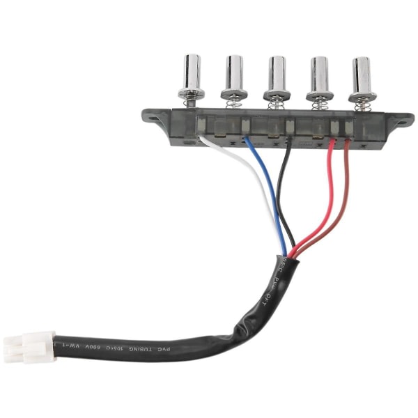 Lås 5-knappsbrytarknapp Universal strømbrytere Kontrollkort Panelkontroll