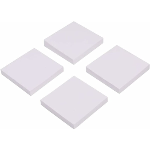 4-pack Super Sticky Notes 3" x 3" 100 sivua Office Notes (valkoinen)