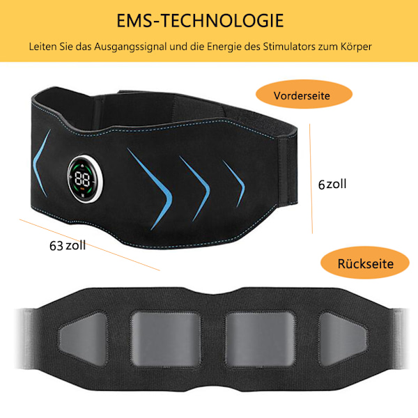 EMS Treningsenhet, Mage Trener Elektrisk, EMS Magemuskel Trener