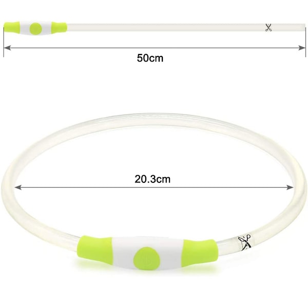 LED-hundhalsband Lysande hundhalsband