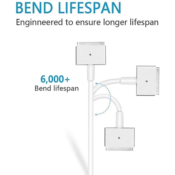60W EU-kontakt MagSafe 2 T-TIP laturi, laturi MacBook Prolle