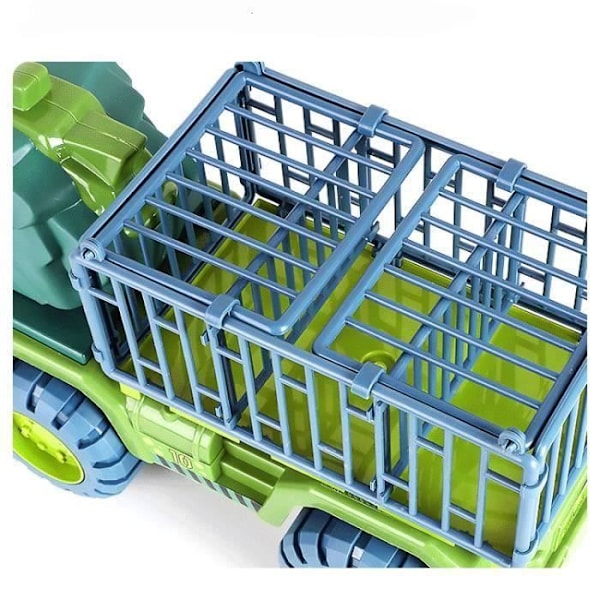 Dinosaurie Lastbil Leksak, Dinosaurie Transportbil - med 3 Mini Plast Dinosaurier - Pojkpresent