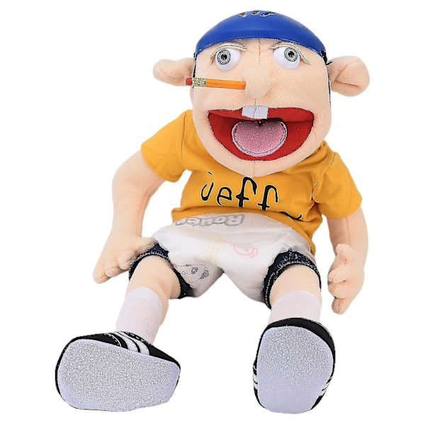 50 % rabatt 60 cm Jeffy Puppet Jeffy Hand Puppet Plyschleksak Mjukdocka Barn Födelsedagspresentleksak Ny