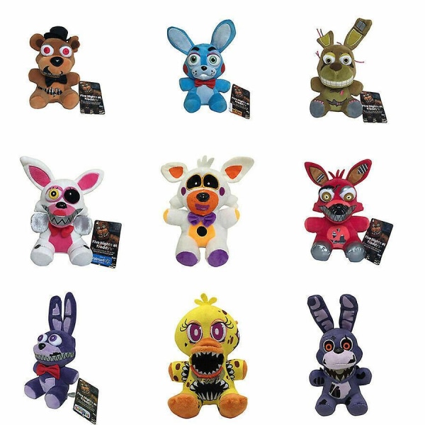 Fem Nætter Hos Freddy's Fnaf Gyser Spil Børn Plushie Legetøj Plys Dukker Gave Top Funtime Foxy