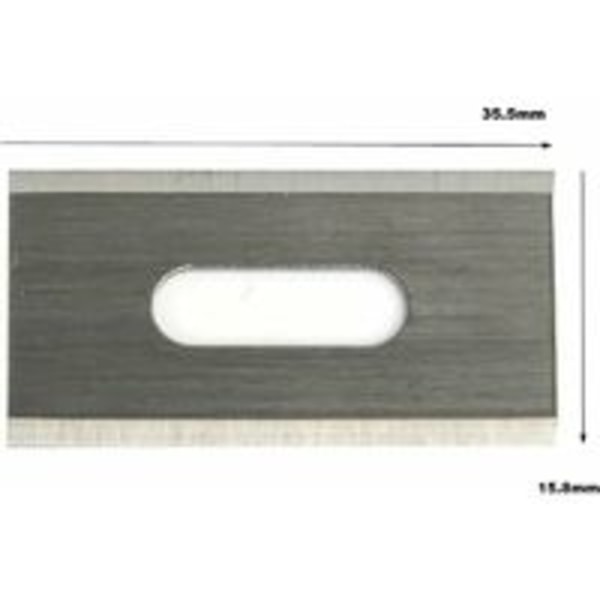 30-pakke gressklippereblad for Husqvarna med dobbelt skarpe blad i rustfritt stål 36,518,50,65 mm
