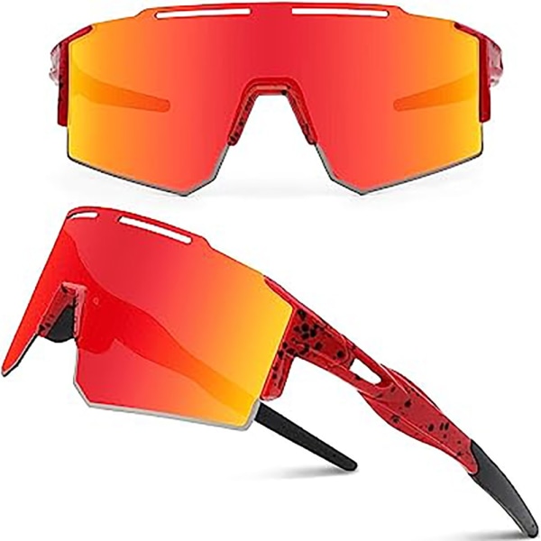 Sport-SonnenbrilleFahrrad-Sonnenbrille für Herren und Damen mit