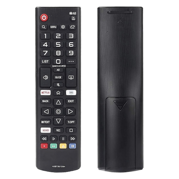 Fjärrkontroll med Prime Video-appar för LG 2019 Smart TV AKB75675301 AKB75095308 AKB75675311 [DB] black