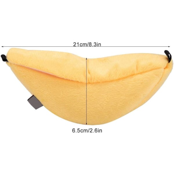 Banana Hamster Bed Hammock Hanging Bunk Bed House Small Animal Pet House Toy Sleeping Nest for Small Animal Pet