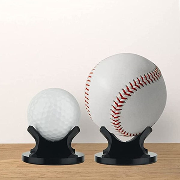 Kaesi Ball Stand Högstabilitet Anti-slip Kompakt Sport Ball Display Rack för golfboll Black
