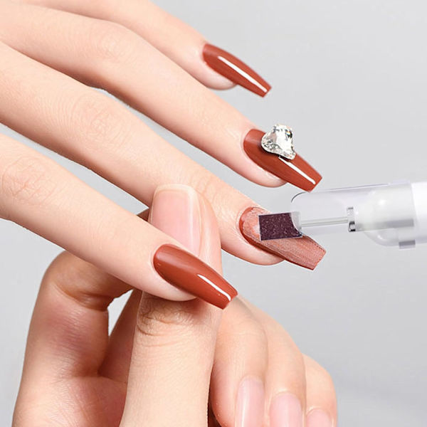 Ny två-i-ett elektrisk nagelslipmaskin nagellampa en-ordslampa poleringspenna nagelverktyg ny