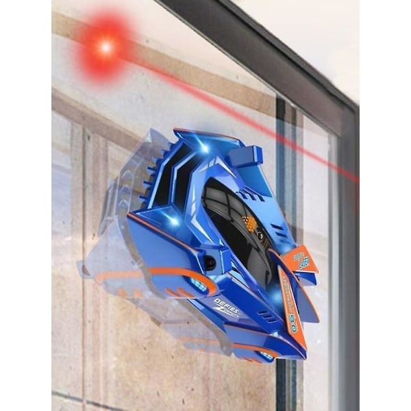 Uusi Hot Zero Gravity Laser, laserohjattu seinäkilpa, seinäkiipeilykilpa-auto sininen