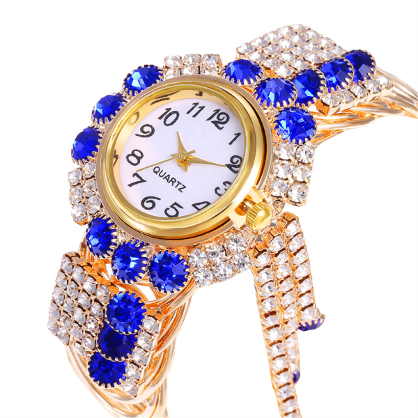 Quartz Watches Vackra Individuella Casual Watches Girl Watch For Women Dam Blue