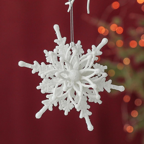 Creative Christmas Tree Home Decor Accessories Snowflake Angel Wings Moose Pendant Ornament CC
