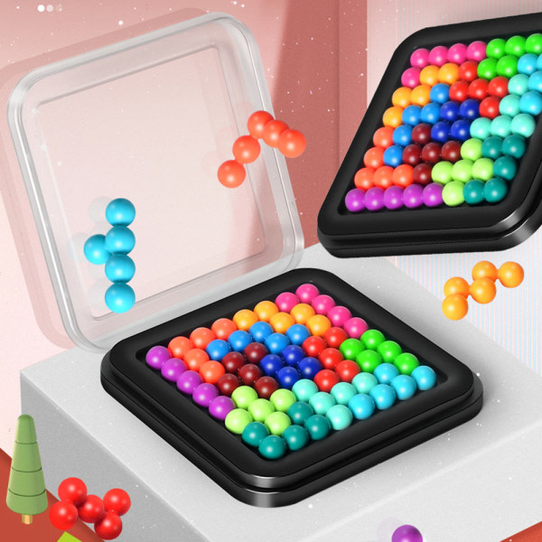 Children Wisdoms Beads Game Förälder-barn Interaktion Desktop Beads Leksak for pärlor i stuemet
