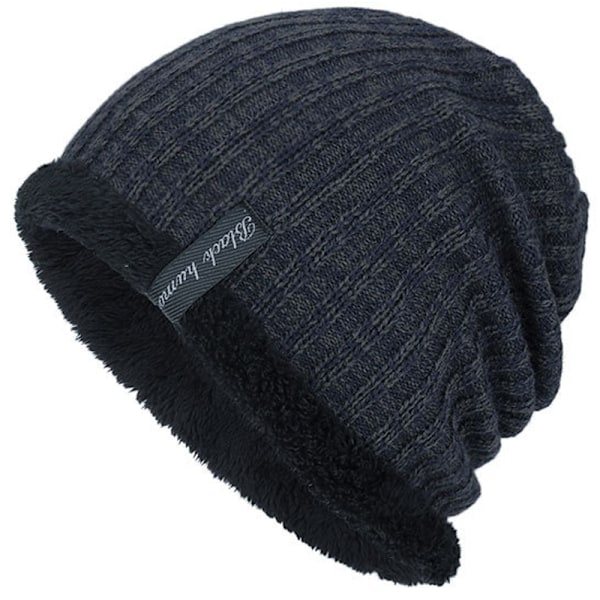 Vinter Unisex Trendiga Mössor Herr Tjock Mössa Khaki