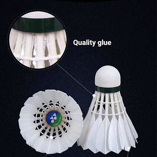 12 stk Yonex Badminton Fjerbold As50 Badminton Bolde Gås Fjer 77 Hastighed