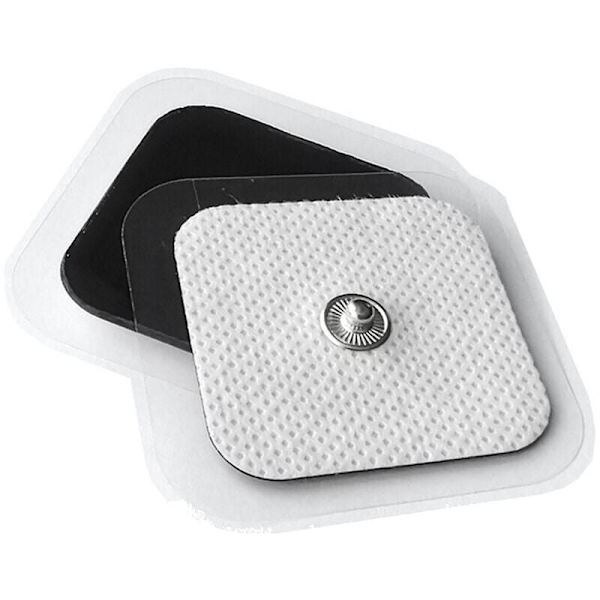 30 Selvklæbende TENS Elektrode Pads 5x5cm - Genanvendelige Terapi Elektroder