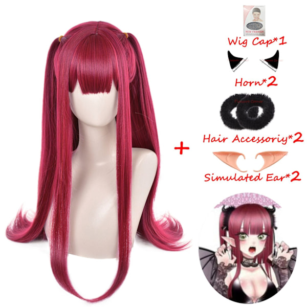 Anime Rizu Kyun Cosplay Kostume My Dress Up Darling Cosplay Kitagawa Marin Bikini Cosplay Kostume Kuroe Shizuku Paryk Komplet sæt med paryk Full set with wig XL