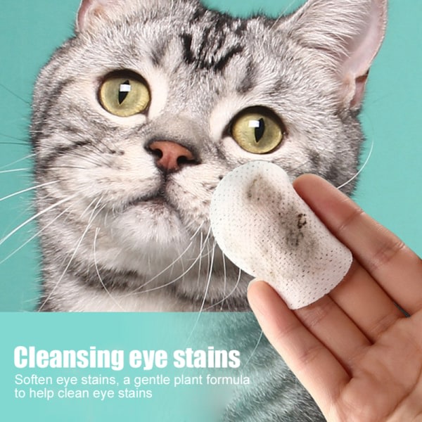 1 Æske 130 Antal husdjur Katt Hund Våtservetter Rengøring af fläckar for øjne/øron Bærbara våta handdukar A