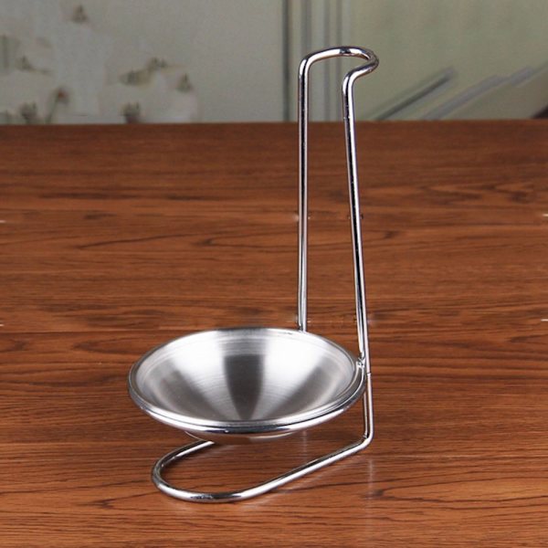 Skeholder i rustfrit stål, køkkenredskaber, skeholder b