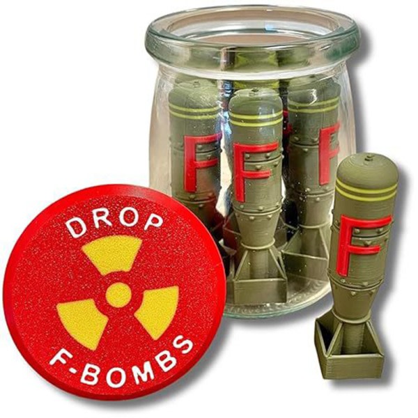 Bomb-Jar Resin Dekor Kul Kompakt inomhushantverk för möbeldekoration Missiltank