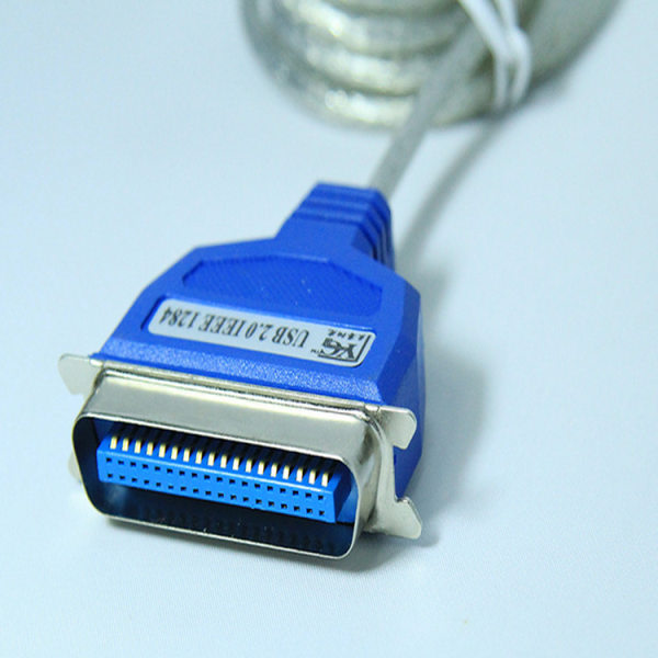 USB-til-parallelport-printkabel USB-til-printerkabel IEEE1284