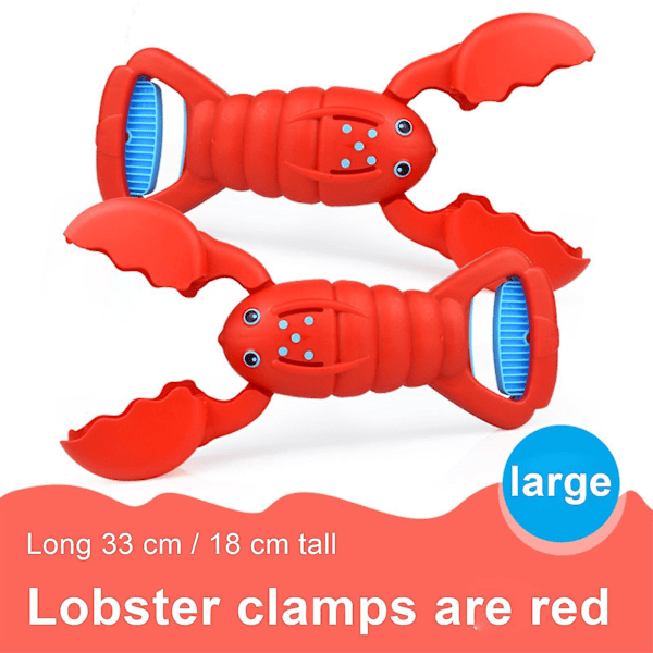 Hummerklämmor Sandleksak Krabba Robot Strandleksaker Stärker Utomhusprodukter Plastfestfavoriter Present Klogrepp