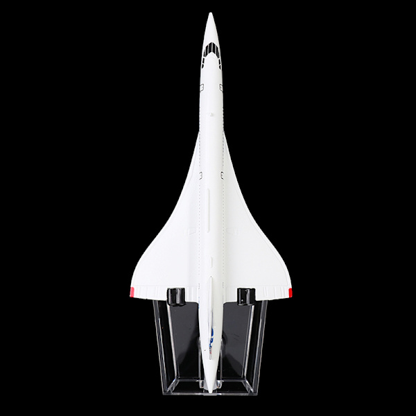 16 cm Air France Concorde Supersonic Jet -lentokonemalli, valkoinen White one size