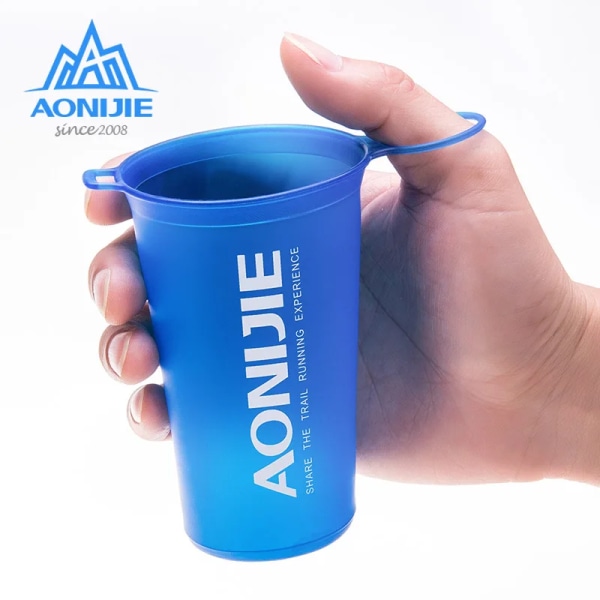 AONIJIE 170ml 200ml 250ml 500ml 350ml 600ml Løpesport sykkel Myk vannflaske Sammenleggbar TPU Myk kolbe Vannpose ko 170ml cup