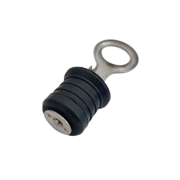32 mm messinkinen veneen tyhjennystulppa peräreiälle, merikäyttöön (1 kpl, hopea) [YDE]