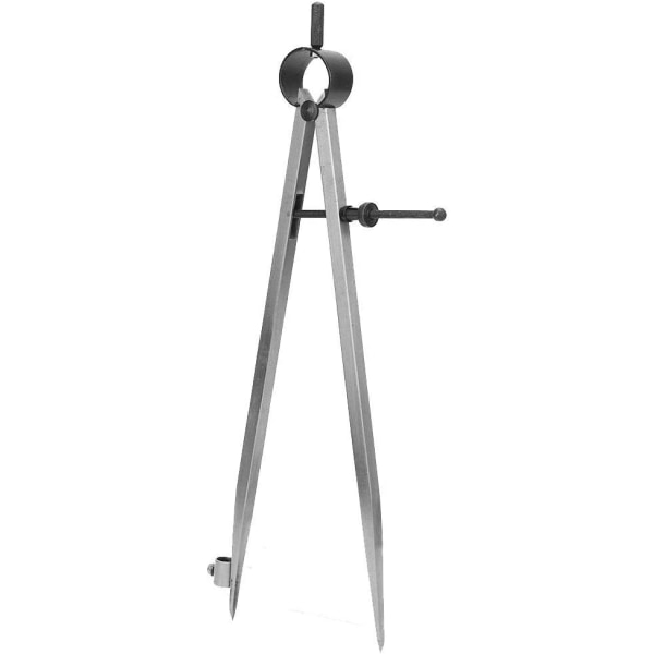 Vingedeler, justerbar låsende præcisionsfjederdeler Caliper kompas med penneholder roterende værktøj (300 mm)