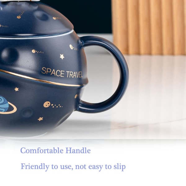 Astronaut Cup Space Preget Planet Mug for kaffe, te